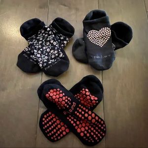 PURE BARRE: grippy socks (3 pair)
